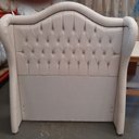 Ver imagem 3 de Cabeceira para Cama Queen 160 cm Monaco - Linho Bege