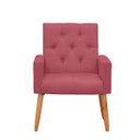Ver imagem 4 de Poltrona para Sala Reforçada Confortável Íris Suede Ads Decor Poltrona Cadeira Sala Quarto Decorativ