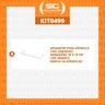 KIT - 4 aparador aramado em u 30x73cm Branco - Sa Gondolas - 2