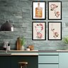 Kit 4 Quadros Cozinha Vintage- Bless This Kitchen 45x34cm:moldura Branca - 1