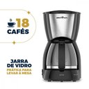 Ver imagem 5 de Cafeteira Britânia 18 Cafezinhos Jarra de Vidro 550w Bcf19a