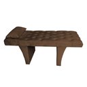 Ver imagem 2 de Kit Maca Estética Capitonê com Mocho e Escadinha 80 Cm Turqueza Slk Decor Reta Marrom