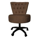Ver imagem 3 de Kit Maca Estética Capitonê com Mocho e Escadinha 80 Cm Turqueza Slk Decor Reta Marrom