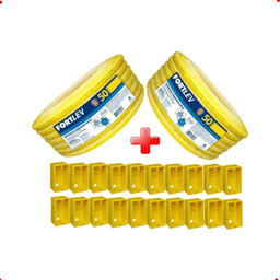 Conduite Eletroduto 2 Rolos 25mm + 20 Caixinhas Fortlev - 2