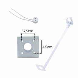 Poste Balizador de Jardim Externo Marrom P/ Tubular T8 Starlumen St2946 - 6