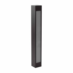 Poste Balizador de Jardim Externo Marrom P/ Tubular T8 Starlumen St2946 - 3