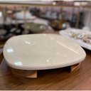 Ver imagem 3 de Bandeja Decorativa Quadrada de Mármore Crema Marfil