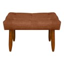 Ver imagem 1 de Banqueta Puff Retangular Requinte para Sala Quarto Bouclê:bouclê Terracota