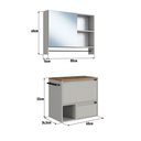 Ver imagem 7 de Conjunto para Banheiro Gabinete 60cm com Toalheiro Mel/arenas Cj8050