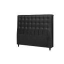 Ver imagem 1 de Cabeceira Casal Dama 140cm para Box 138cm Estofada Tecido PVC Simbal
