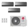Ar-Condicionado Multi Split Inverter LG 21.000 BTUs (2x Evap HW Artcool 9.000 + 1x Evap HW Artcool 1 - 1