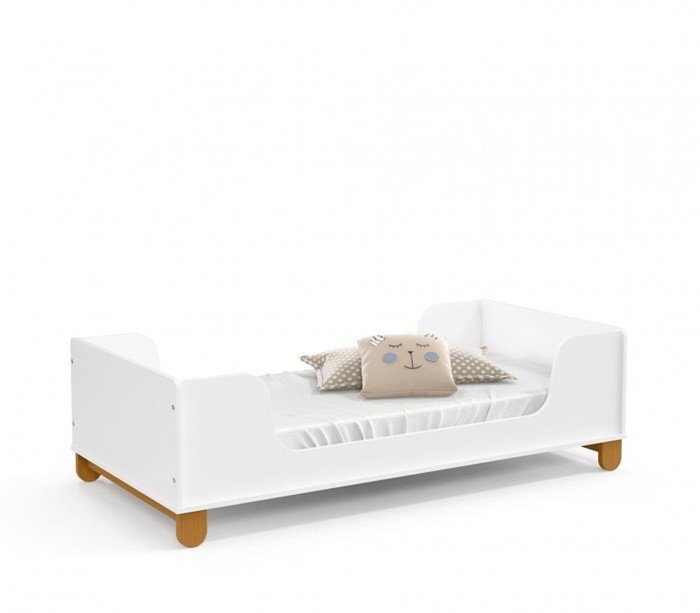 Mini Cama Zupy Branco Soft Eco Wood