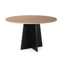 Ver imagem 1 de Mesa de Jantar Redonda 6 Lugares 120cm Isabela Jade/preto