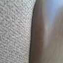 Ver imagem 3 de Puff Redondo Argo Courino Marrom | Bouclé Sagu Marrom Claro - Sallar Home