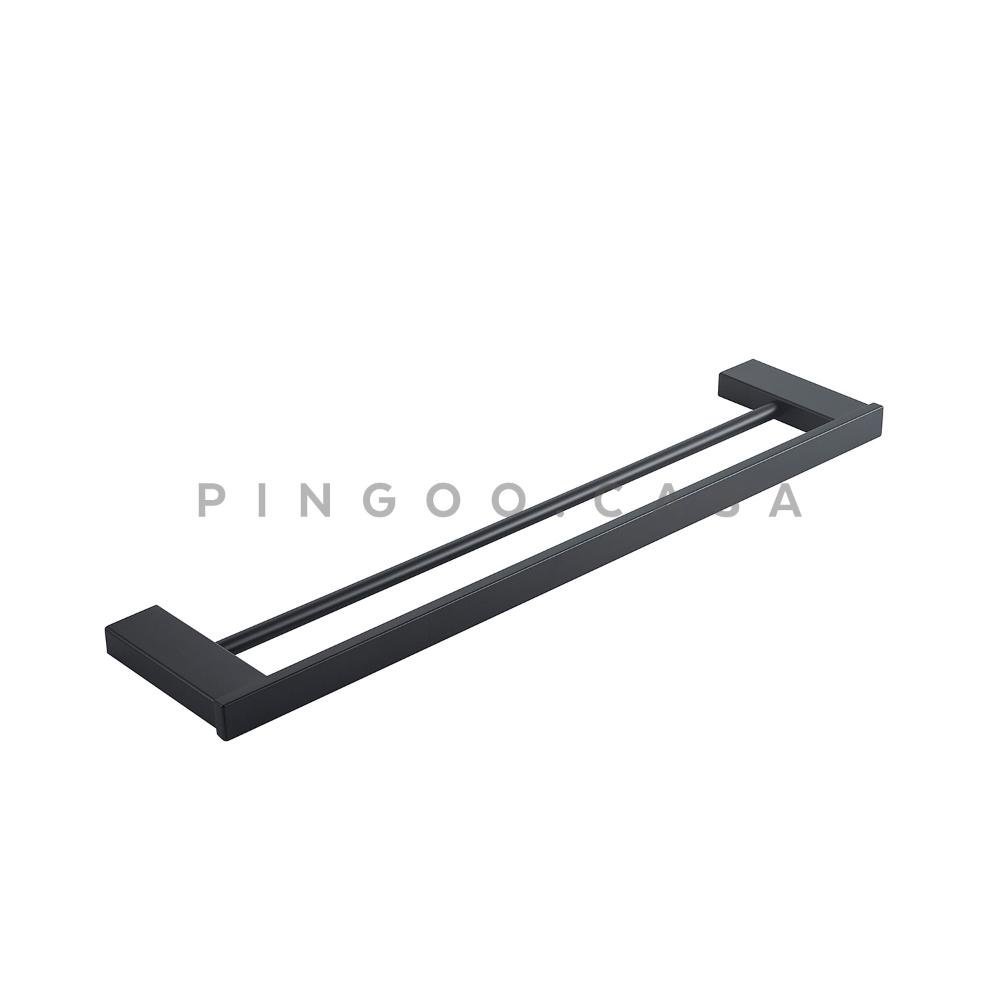 Acessórios Para Banheiro 5 Peças Jauru Pingoo.casa - Preto - 2