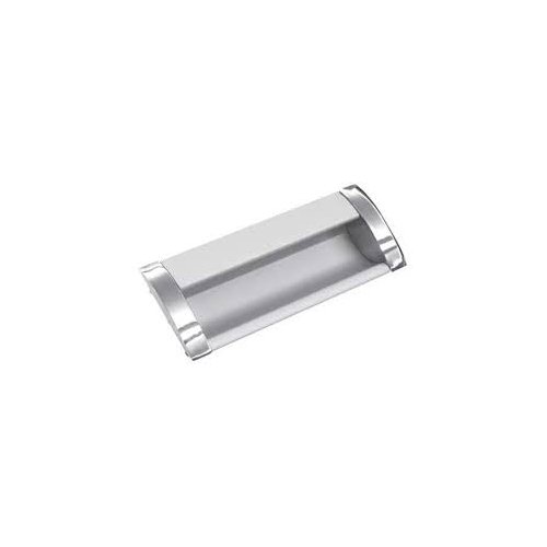 Porta de Correr Frisada Cm-01 Fundo Primer Branco Kit Alumínio Polido 210x92 - 3