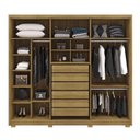 Ver imagem 3 de Guarda Roupa Casal 6 Portas 6 Gavetas Dubai Majestic - Nature