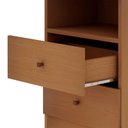 Ver imagem 3 de Mesa de Cabeceira Irlanda 2 Gavetas Freijó - Genialflex