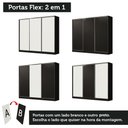 Ver imagem 3 de Guarda Roupa Casal 100% Mdf Madesa Royale 3 Portas de Correr