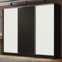 Ver imagem 2 de Guarda Roupa Casal 100% Mdf Madesa Royale 3 Portas de Correr
