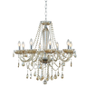 Lustre Anjou Cromado e Champagne (d)68cm (a)68cm 8xe14 320w - Jf018a - 4