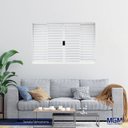 Ver imagem 2 de Janela de Aço Veneziana de Correr 100x120cm 4 Folhas Minas Sul MGM Branco