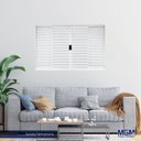 Ver imagem 2 de Janela de Aço Veneziana de Correr 100x150cm 4 Folhas Minas Sul MGM Branco