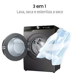 Lava e Seca Smart WD13T Samsung 13Kg Inox 127V WD13T704DBX/AZ - 3