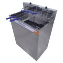 Ver imagem 1 de Fritadeira Elétrica Água e Óleo Jl Colombo Gabinete 2 Cubas 18 Litros Cada 8000w 148203