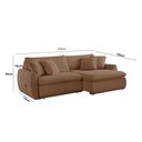 Ver imagem 2 de Sofá Cama 230 Cm Braço 15 Cm Retrátil e Reclinável Inova Meu Sofá Online