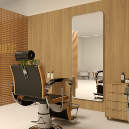 Espelho Grande Retangular Corpo Inteiro 150 X 60 Cm com Suporte de Chão - 1