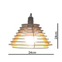 Ver imagem 3 de Lustre Luminária Pendente de Madeira MDF Mod. Hanoi