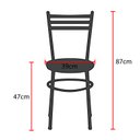 Ver imagem 6 de 4 Cadeiras para Mesa Epoxi Cinza:preto