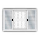 Ver imagem 1 de Janela de Aço Veneziana de Correr 100x150cm 6 Folhas Minas Sul MGM