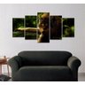 Quadro Decorativo 129x63 Sala Quarto Lobo Heterocrômico 1 - 4