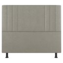 Ver imagem 5 de Kit Cabeceira E Baú Cama Box Queen 160Cm Sintético Bege