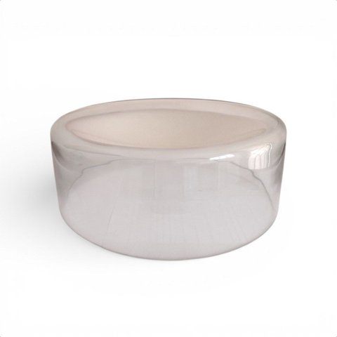 Centro de Mesa/vaso Vidro Double Branco