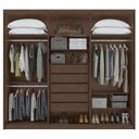 Ver imagem 3 de Guarda-Roupa casal 6 portas Aries- Lopas - IMBUIA CLEAN