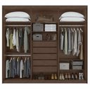 Ver imagem 3 de Guarda-Roupa casal 6 portas Aries- Lopas - IMBUIA CLEAN