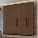 Ver imagem 1 de Guarda-Roupa casal 6 portas Aries- Lopas - IMBUIA CLEAN