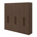 Ver imagem 2 de Guarda-Roupa casal 6 portas Aries- Lopas - IMBUIA CLEAN