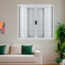 Ver imagem 1 de Janela de Aço Veneziana de Correr 120x150cm 6 Folhas com Grade Minas Sul MGM Branco