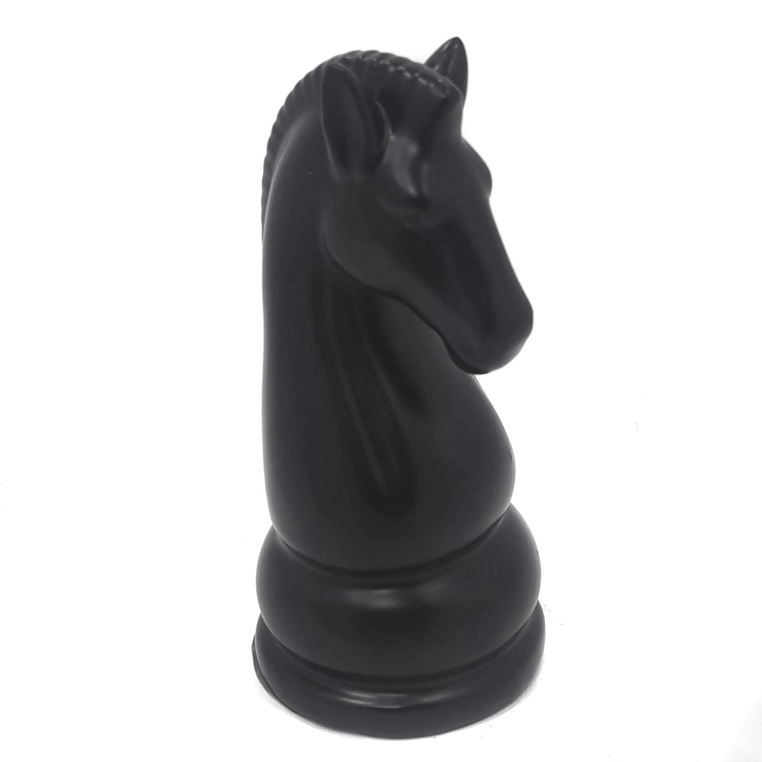 Peça de Xadrez Decorativa Em Porcelana Jogo Cerâmica Decoração Rei Rainha Cavalo Bispo Torre Peão Es - 5