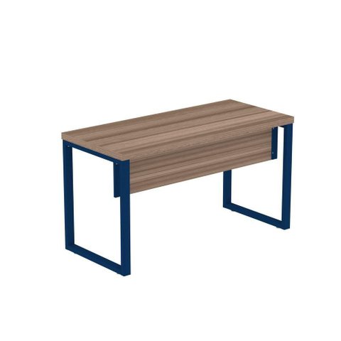 Mesa Escritório 1500x700x750mm M150-70pe40tub Walnut-azul Delrei