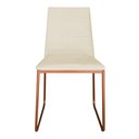 Ver imagem 2 de Kit 3 Cadeiras de Jantar Lille Base Aramado Bronze Veludo Bege - Montanaris Decor
