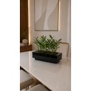 Ver imagem 5 de Vaso Vidro Preto Decoração Flores Luxo