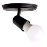 Kit 3 Luminárias Spot de Sobrepor 1 Lâmpada Direcionável E27 Articulado Cor:preto - 7