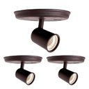 Ver imagem 1 de Kit 3 Luminárias Spot de Sobrepor 1 Lâmpada Direcionável E27 Articulado Cor:preto