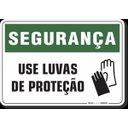 Ver imagem 1 de Placa Segurança Use Luvas De Proteção
