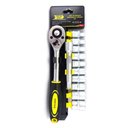 Ver imagem 2 de Jogo de Chaves Soquetes Sextavadas c/ Catraca 1/2" Fertak Tools